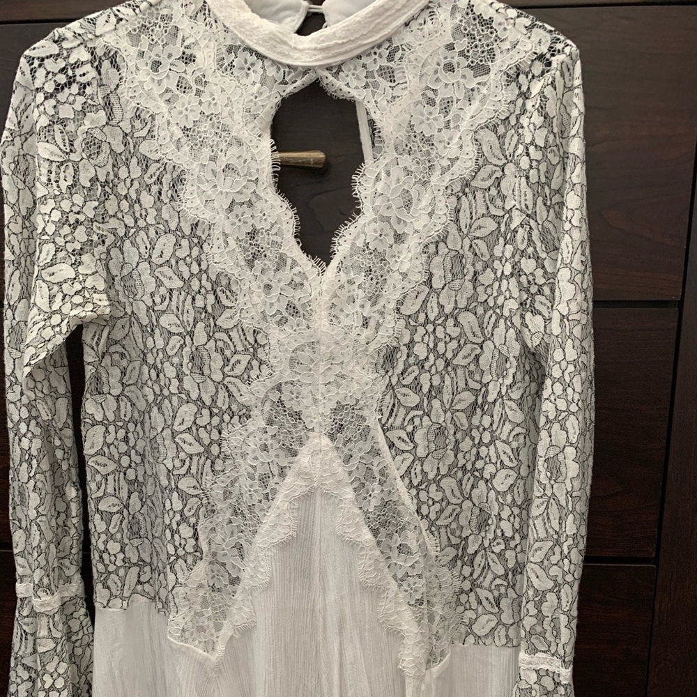 For Love and Lemons white lace dress